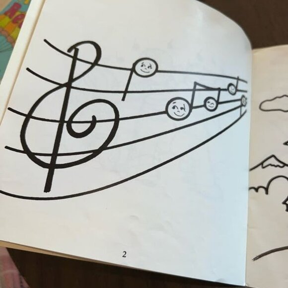 Sing-A-Long Song Book Happy Songs KSR 368 Vintage Kid Stuff Records Rare! - Picture 7 of 12